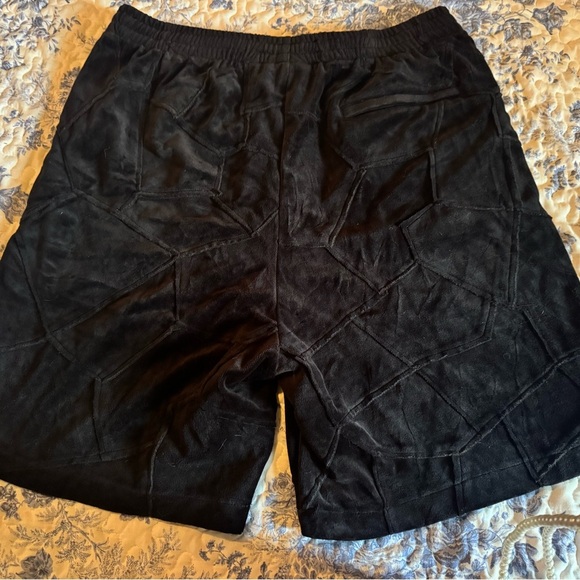 Supreme patchwork velour Black Shorts - Picture 6 of 12